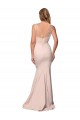 Cubierta Cuello de Corazón Crepé Elástico Tul Largo Formales Vestidos de dama de honor / Vestidos de fiesta Tiendas