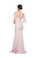 Cubierta Sin tirantes Barrer tren Crepé Elástico Largo Formales Vestidos de dama de honor / Vestidos de fiesta Tiendas
