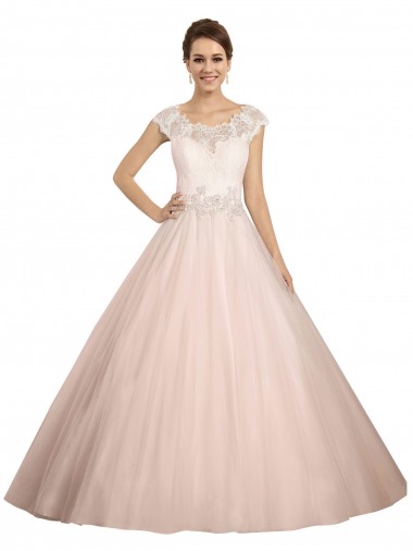 Marfil Barco Ilusión Cola capilla Encaje Vestidos de novia Tiendas