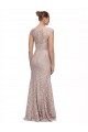 Sirena Cuello de Corazón Encaje Largo Vestidos de dama de honor / Vestidos de fiesta Tiendas