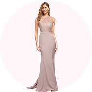 Barrer tren Vestidos de dama de honor Tiendas